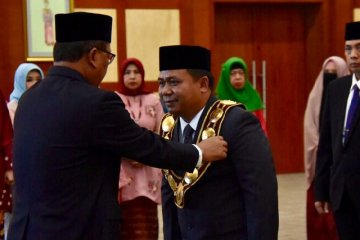 Syamsul Gultom dilantik sebagai Rektor Unimed di Jakarta