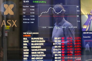 Bursa saham Australia jatuh setelah aksi jual Wall Street