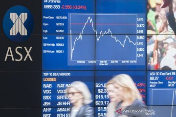 Pasar saham Australia berakhir datar karena investor berhati-hati