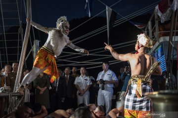 Malam pagelaran kesenian Indonesia di Busan