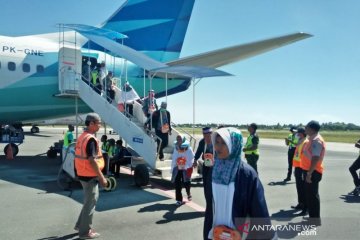 Aman dan lancar, jamaah haji asal Papua tiba di Bandara Mopah Merauke