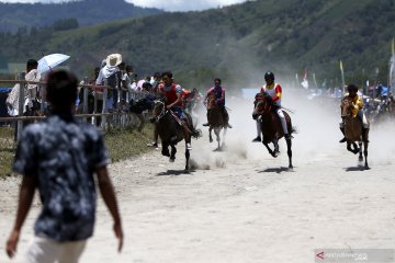 Tradisi pacu kuda tradisional Gayo