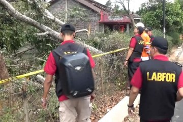 Labfor Mabes Polri olah TKP di lokasi penyebab padamnya listrik Jabodetabek