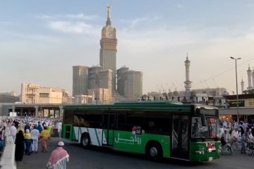 Bus Shalawat kembali beroperasi layani jamaah haji Indonesia