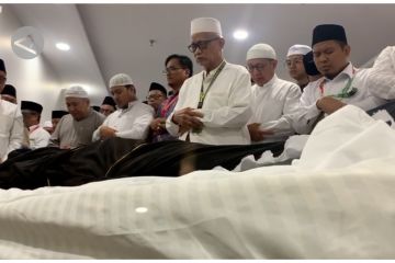 Jenazah Mbah Moen dishalatkan di Kantor Daker Mekkah di Syisyah