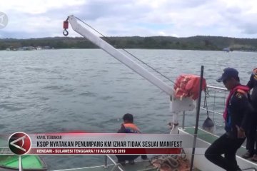 KSOP nyatakan penumpang KM Izhar tidak sesuai manifest