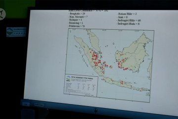 Riau penyumbang titik panas terbanyak di Sumatera