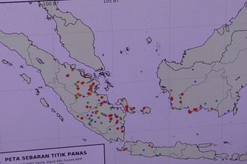 112 titik panas terdeteksi sejak awal Agustus