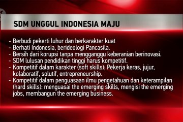 Mencipta SDM unggul, menuju Indonesia maju