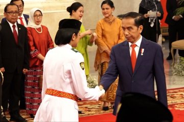 Presiden kukuhkan 68 anggota Paskibraka