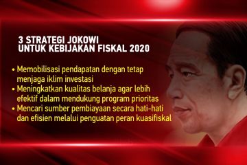 Tiga strategi Jokowi untuk kebijakan fiskal 2020