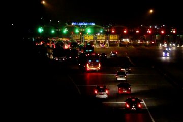 Arus mudik malam Idul Adha, Tol Cipali padat