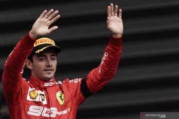 Leclerc dedikasikan kemenangan di GP Belgia untuk mendiang Hubert