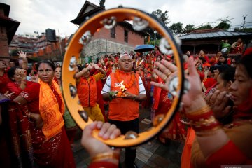 Festival Teej di Kathmandu