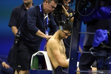 Tenis AS Terbuka: Djokovic mengundurkan diri karena cedera bahu