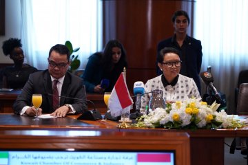 Menlu dorong penambahan tenaga profesional Indonesia bekerja di Kuwait