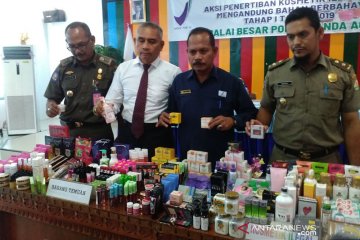 BBPOM Banda Aceh sita 2.542 kosmetik ilegal