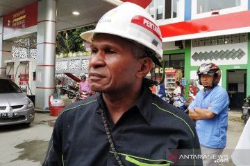 Papua Terkini - Pembelian BBM di SPBU Nagoya kembali normal