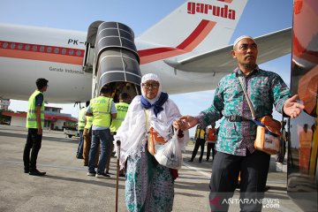 392 jamaah haji debarkasi Aceh tiba di Tanah Air