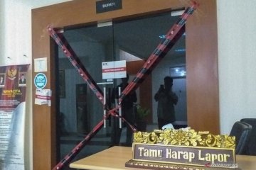 Sejumlah ruangan turut disegel terkait OTT Bupati Muara Enim