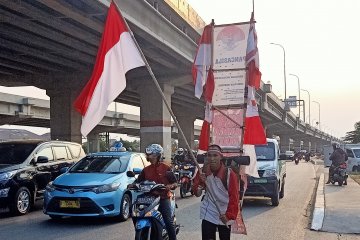 Pejalan kaki Sabang-Merauke alami pembengkakan kaki