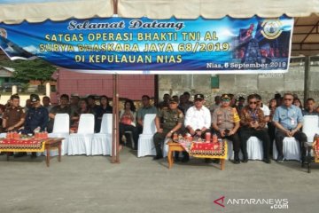 Dukung Sail Nias, Satgas Operasi Bhakti TNI AL tiba di Gunungsitoli