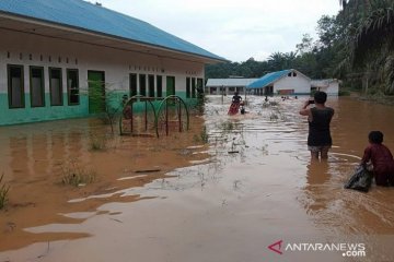 Banjir di Desa Sampuran puluhan rumah warga terendam air