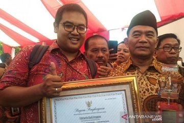 Penghargaan lomba jurnalistik Hari Aksara disabet wartawan ANTARA