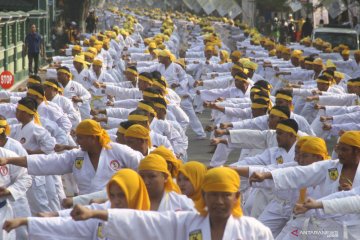 Ribuan karateka pecahkan rekor MURI di Banjarmasin