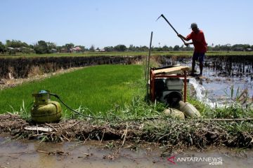 Mesin pompa air berbahan bakar gas