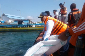 Laut dan pantai di Baubau dibersihkan ratusan warga