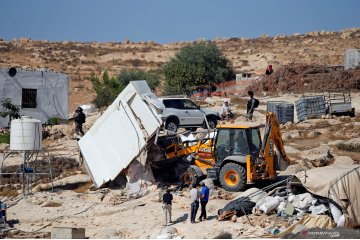 Israel hancurkan delapan bangunan di selatan Hebron