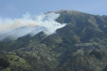 Kebakaran hutan gunung Merbabu