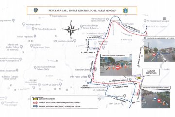 Sudinhub Jaksel berlakukan rekayasa lalu lintas di JPO Pasar Minggu