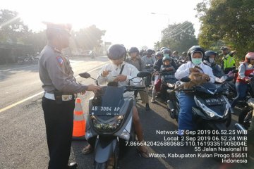 Polres Kulon Progo: 6.365 pelanggaran selama Operasi Patuh Progo 2019