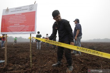 Penyegelan lahan milik perusahaan Malaysia