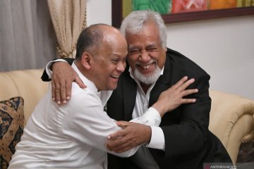 Xanana Gusmao takziah ke rumah mendiang BJ Habibie