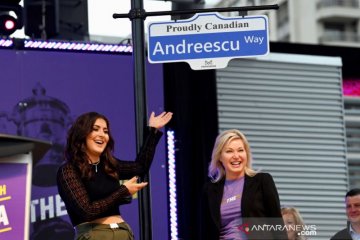 Andreescu dijadikan nama jalan di Mississauga Kanada
