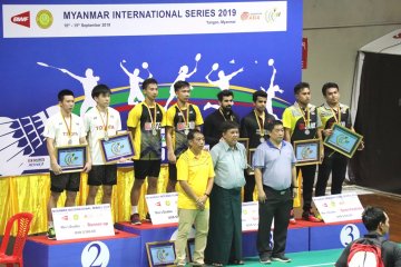 Indonesia raih dua gelar juara Myanmar International Series 2019