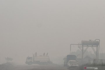 Gubernur Riau tetapkan darurat pencemaran udara akibat karhutla