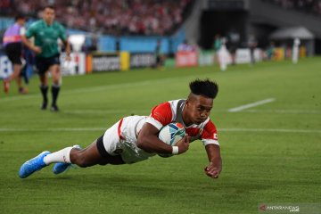 Jepang membuka penampilan di Piala Dunia Rugby dengan tundukkan Rusia