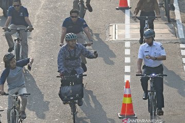 Bangun jalur sepeda hingga 63 km, Anies ingin Jakarta ramah bersepeda