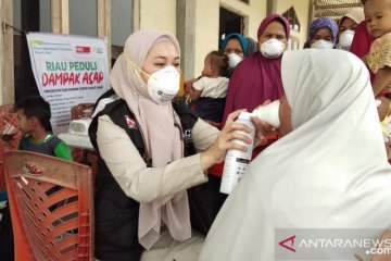 ACT bagikan ribuan masker untuk warga terdampak kabut asap karhutla