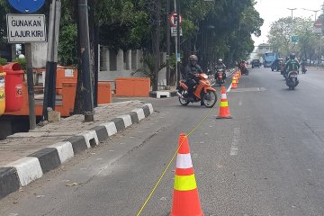 Jakarta Timur, jalur khusus sepeda belum steril kendaraan
