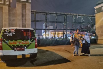 Demo tolak RUU-PKS di depan DPR berakhir, arus lalin berangsur normal