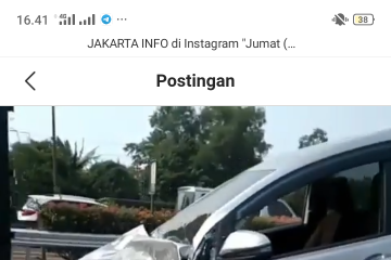 Empat kendaraan tabrakan beruntun di Tol Jakarta-Tangerang
