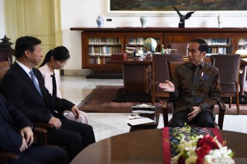 Presiden Jokowi menerima penasihat presiden Xi Jinping