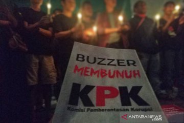 Mars Sulsel gelar tabur bunga selamatkan KPK