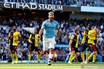 Liga Inggris: Manchester City mencukur Watford dengan skor telak 8-0