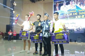 Tour de Siak, pebalap Malaysia juara umum dan Jepang tim terbaik